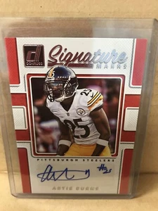 2017 Donruss Artie Burns Signature Marks Auto Steelers - Picture 1 of 2