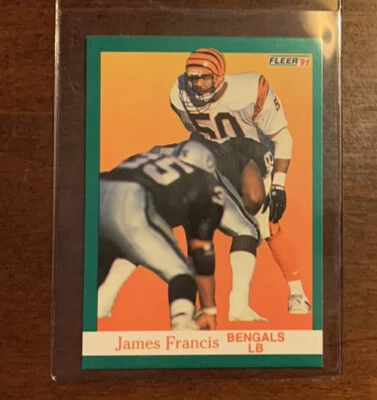 1991 Fleer James Francis #20 - Image 1 of 2