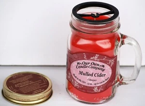 Mulled Cider 13oz. Mason Jar Candle by Our Own Candle Company - Picture 1 of 8