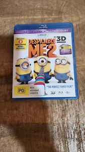 BLU RAY 3D UNIVERSAL DESPICABLE ME 2 3D +BLU RAY +ULTRAVIOLET - Picture 1 of 1