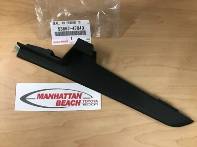 12-17 PRIUS V NUEVO GENUINO TOYOTA GUARDABARROS IZQUIERDO CAPÓ SELLO LATERAL 53867-47040 Foto 1 de 3