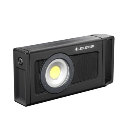 Ledlenser LED Baustrahler Bluetooth Lautsprecher Flutlicht, 15 Stunden Akku - Bild 1 von 4