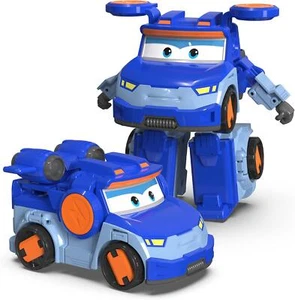 Super Wings - 5 Transforming Leo Airplane Toys Action Figure | Airplane To Robot - Picture 1 of 8