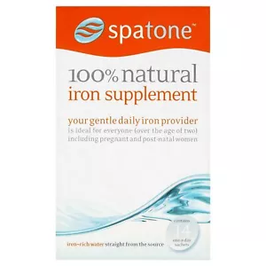 Spatone 100% Natural Liquid Iron Supplement - 14 Sachets-4 Pack - Picture 1 of 1