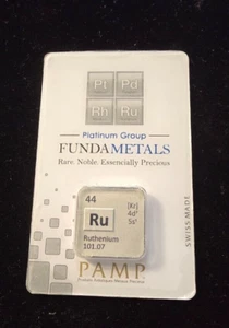 RARE 1/2 Oz Ruthenium PAMP SUISSE Bar In Assay. - Picture 1 of 2