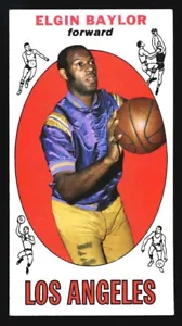 1969 TOPPS 35 ELGIN BAYLOR NEAR PERFECT CENTERED BRIGHT FRONT BACK HAS FADING - Bild 1 von 2