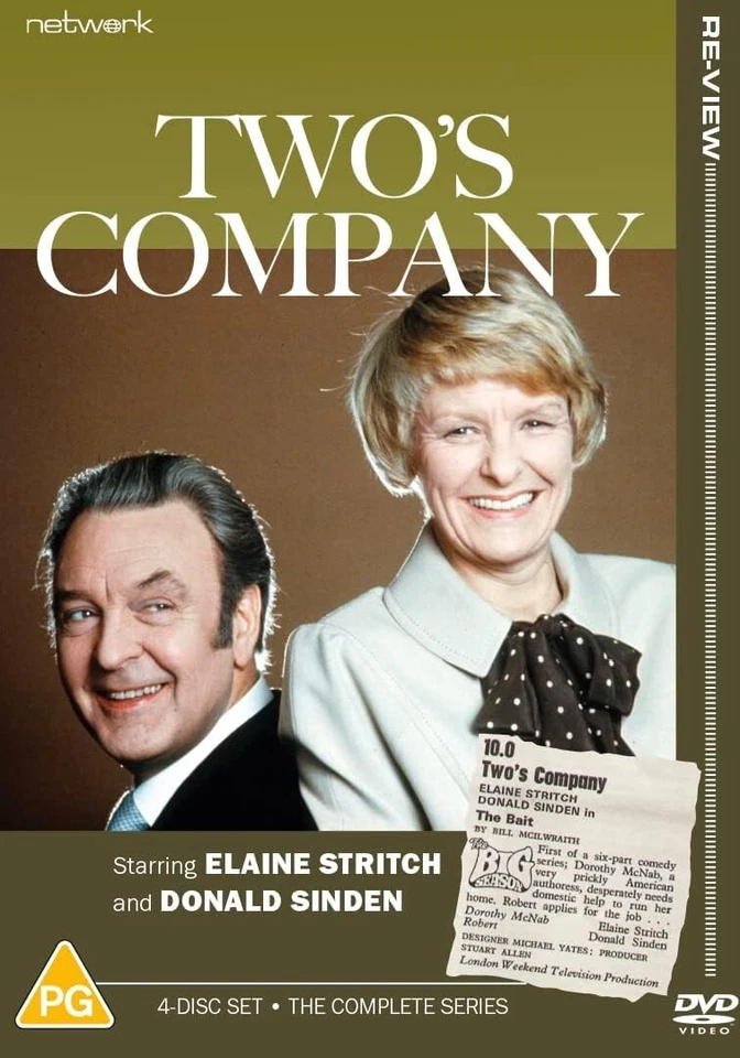 Two's Company - The Complete Series ---- 4-Disc DVD Set - Brand New - Image 1 of 1