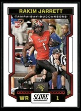 2023 Panini Score Rakim Jarrett ROOKIE CARD Tampa Bay Buccaneers #359 RC
