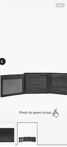 Fossil Allen RFID INT Traveller - Black - Picture 1 of 7