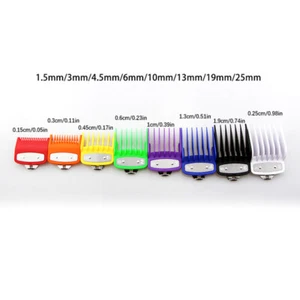 8 Size Universal Hair Clipper Trimmer Cutting Guide Comb Guards For Wahl Clipper - Picture 1 of 9