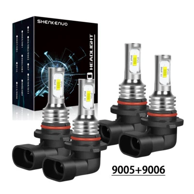 Kit de bombillas de faros proyectores LED para Honda Accord 1994-97 haz alto bajo blanco Foto 1 de 4