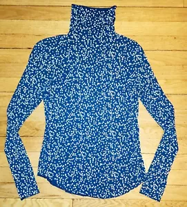 NEW Gap Feather Light Cotton Blend Stretch Turtleneck Floral Print XSmall NWOT - Picture 1 of 5