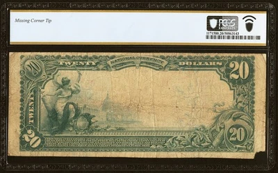 Hammond, IN - $20 1902 Plain Back Fr. 651 The First National Bank Ch. # (M)3478 - Image 1 of 2