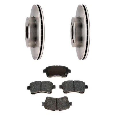 For Suzuki Aerio 02-05 R-Line Plain Front Brake Kit w Semi-Metallic Pads - Image 1 of 4