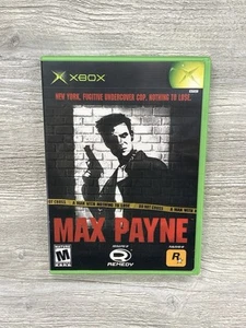 Max Payne Xbox Original - CIB w/ Manual! Tested PRISTINE MINT Condition! - Picture 1 of 4