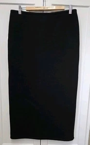 FALDA LARGA NEGRA DIVIDIDA POR H&M TALLA L - Imagen 1 de 3