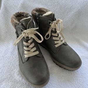 Spring Step Womens Karlene Boot Olive Size EU36 M US6 NWOB - Picture 1 of 8