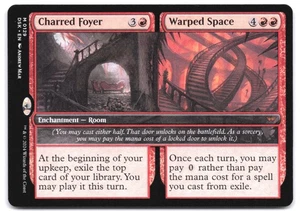 Charred Foyer // Warped Space #129 Duskmourn: House of Horror NM - Picture 1 of 2