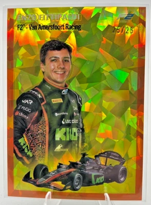 2024 Topps Chrome F1 Sapphire - Enzo Fittipaldi #1954-23 Orange 25/25 - Image 1 of 2