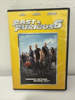 Fast  Furious 6 (DVD, 2017) New! Vin Diesel, Paul Walker, Dwayne Johnson - Image 1 of 4