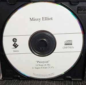 Missy Elliott Pussycat Promo Single CDr SOUND ISSUES (2003) Rap Misdemeanor - Imagen 1 de 10
