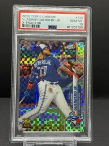 2020 Topps Chrome Rookie Cup X-Fractor VLADIMIR GUERRERO JR #133 PSA 10 Toronto - Picture 1 of 2