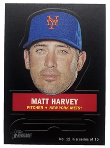 MATT HARVEY 2016 Topps Heritage STAND UPS Insert #12 New York METS - Picture 1 of 2
