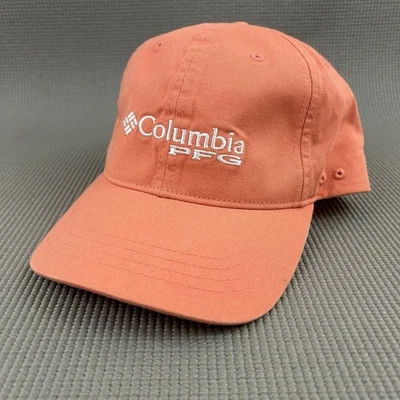 COLUMBIA PFG Men's Bonehead Adjustable Strapback Fishing Hat Orange NEW - Image 1 of 4