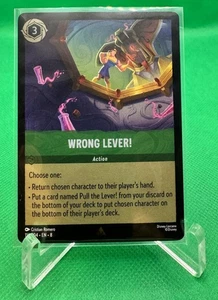 Disney Lorcana TCG Wrong Lever 116/204 Reign of Jafar Cold Foil Rare! - Picture 1 of 1