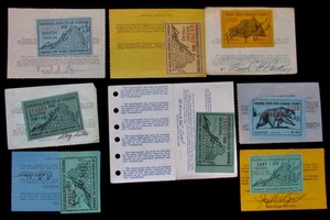 Virginia National Forests & Bear Deer Damage Stamps on Hunting Licenses #2 - Picture 1 of 2