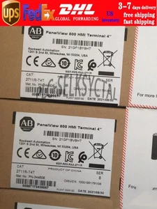 Terminale HMI Allen Bradley 2711R-T4T Ser B PanelView 800 nuovo sigillato 2022 - Foto 1 di 1