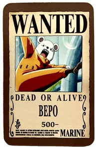 Bepo One Piece Wanted Set ACG Holo Tarjeta Anime Dead or Alive - Imagen 1 de 4