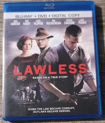 Lawless Blu-ray Only, Digital Code Expired No DVD, Free Shipping, A013 Case Brkn - Image 1 of 4