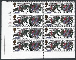 1966 Battle of Hastings 1/3 (Ord) - Listed Club Flaw - Cylinder Block - MNH - Picture 1 of 1