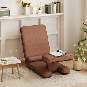 Sleeper Convertible Chair Adjustable Backrest Small Couch Bed for Living - Picture 1 of 10