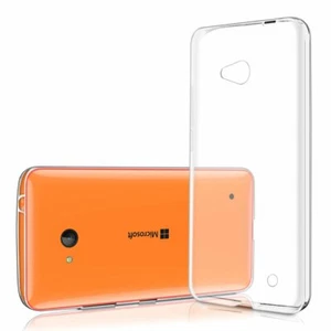 Cover Per Nokia Lumia 640 LTE Custodia Gel TPU silicone Trasparente - Zdjęcie 1 z 4