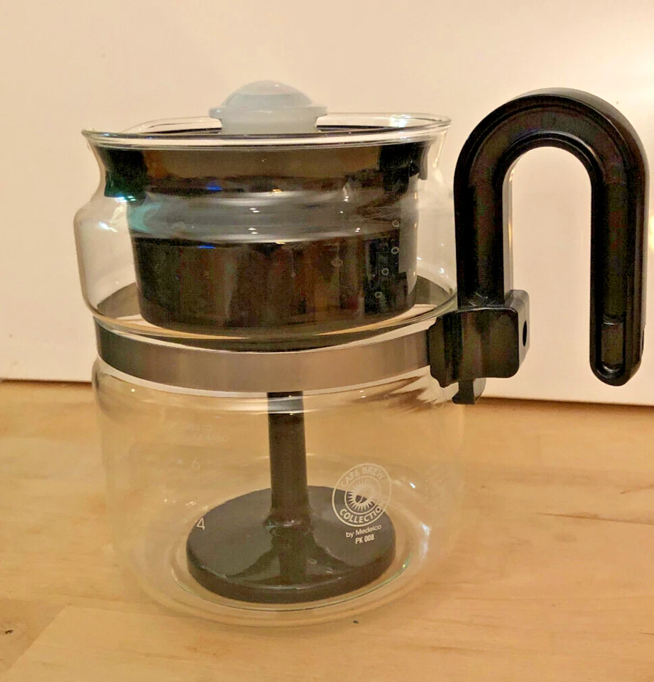Cafetera de alta gama percoladora de estufa de vidrio Medelco CAFÉ BREW - 40 OZ Foto 1 de 4