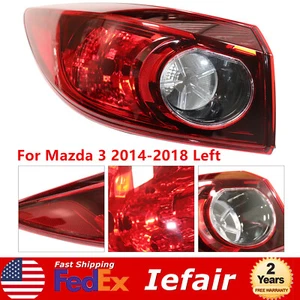 Outer Left Driver Side Tail Light Rear Tail Lamp Assembly For Mazda 3 2014-2018 - Bild 1 von 12