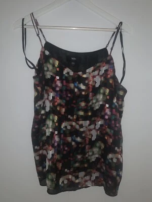 Camisa Top Mujer Mossimo Supply Floral Correa Espagueti Talla XXL Árbitro Babydoll Foto 1 de 2