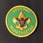 Vintage BSA Assistant Scoutmaster Patch Badge Green Brown Gold Eagle 1973-89