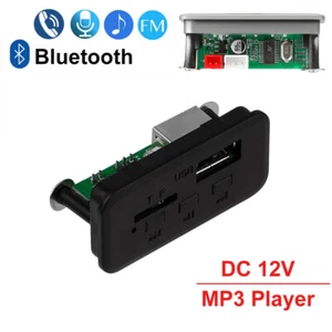 Repuestos Coche 12V Inalámbrico 5.0 Bluetooth MP3 WMA WAV Placa Decodificadora Audio TF FM Radio - Imagen 1 de 11