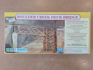 HO Scale MIDWEST PRODUCTS BOULDER CREEK DECK BRIDGE Item #3052 - Picture 1 of 5
