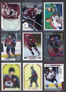 1990-2009 Peter Forsberg Base,Insert & Parallel Lot of 143 Cards - Picture 1 of 3
