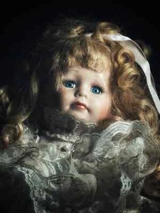 HAUNTED PORCELAIN DOLL - vintage porcelain doll with spirit attachment - Mary - Picture 1 of 7