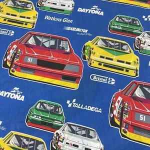 Vintage Nascar Race Tracks Daytona Talladega Bristol Darlington Twin Duvet Cover - Picture 1 of 10