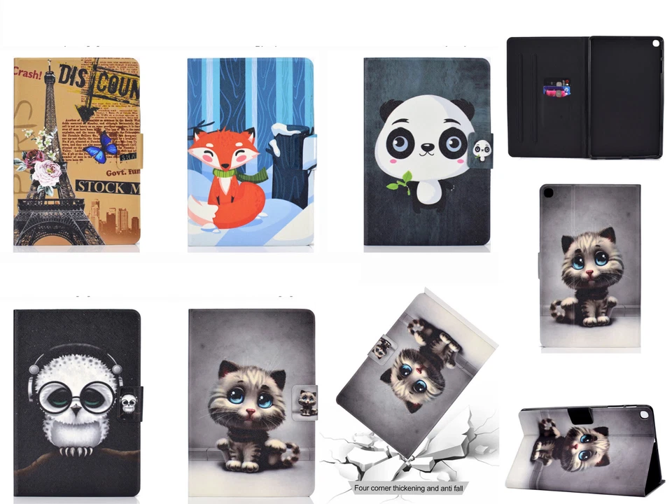 Tablet Case [Select Model] - Leather Flip Case Protective Cover with Stand L02XX - Image 1 of 1