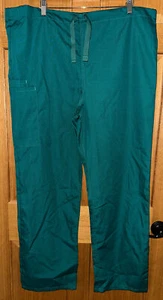 Nwt UA Scrubs Size M Hunter Green Drawstring Nurse Scrub Pants - Picture 1 of 5