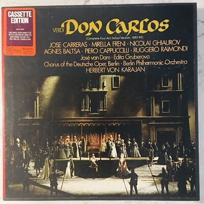 Verdi Jose Carreras Berlin Philharmonic Orchestra Don Carlos Italian Version  - Image 1 of 4