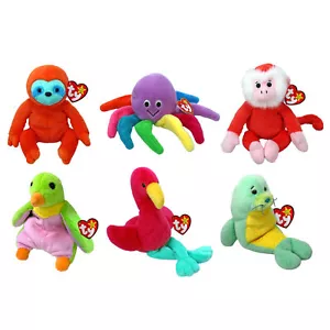 TY Beanie Babies - SET A of 6 Fall 2024 (Gus, Fraya, Blinky, Foster, Stanley +1) - Picture 1 of 1
