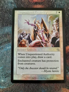 Magic the Gathering MTG - FOIL Unquestioned Authority - Judgment - EX Cond - Bild 1 von 1